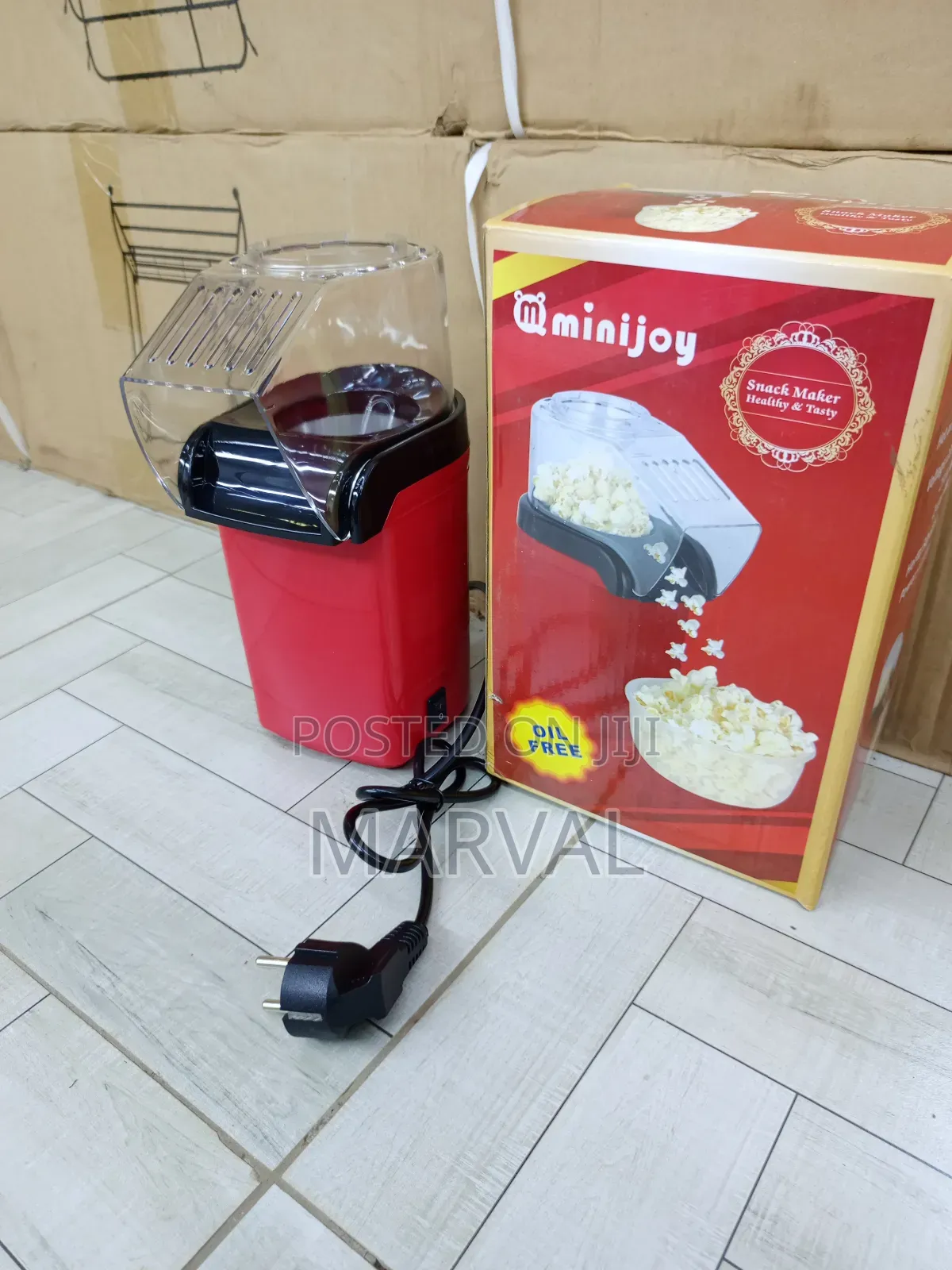 Hot Air Retro Popcorn Maker