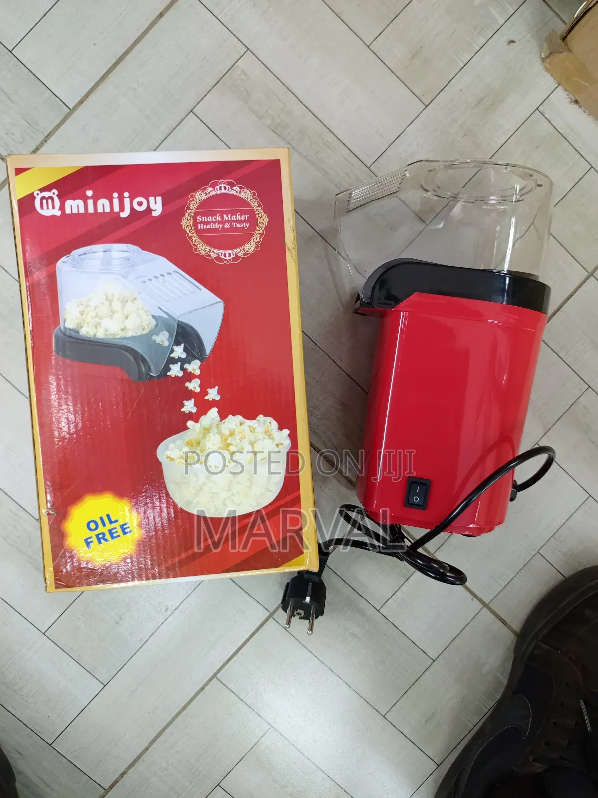 Hot Air Retro Popcorn Maker
