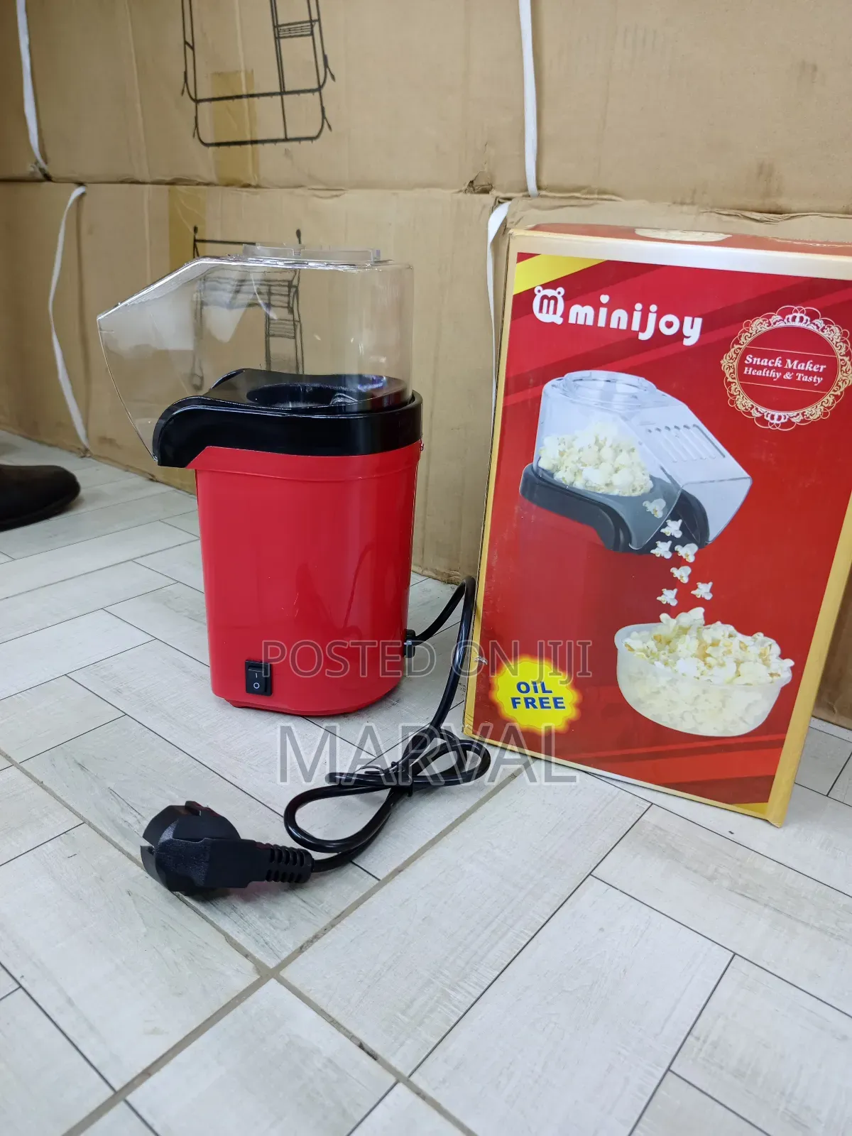 Hot Air Retro Popcorn Maker