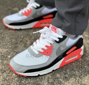 Original Men’S White/Red Air Max 90 Sneaker