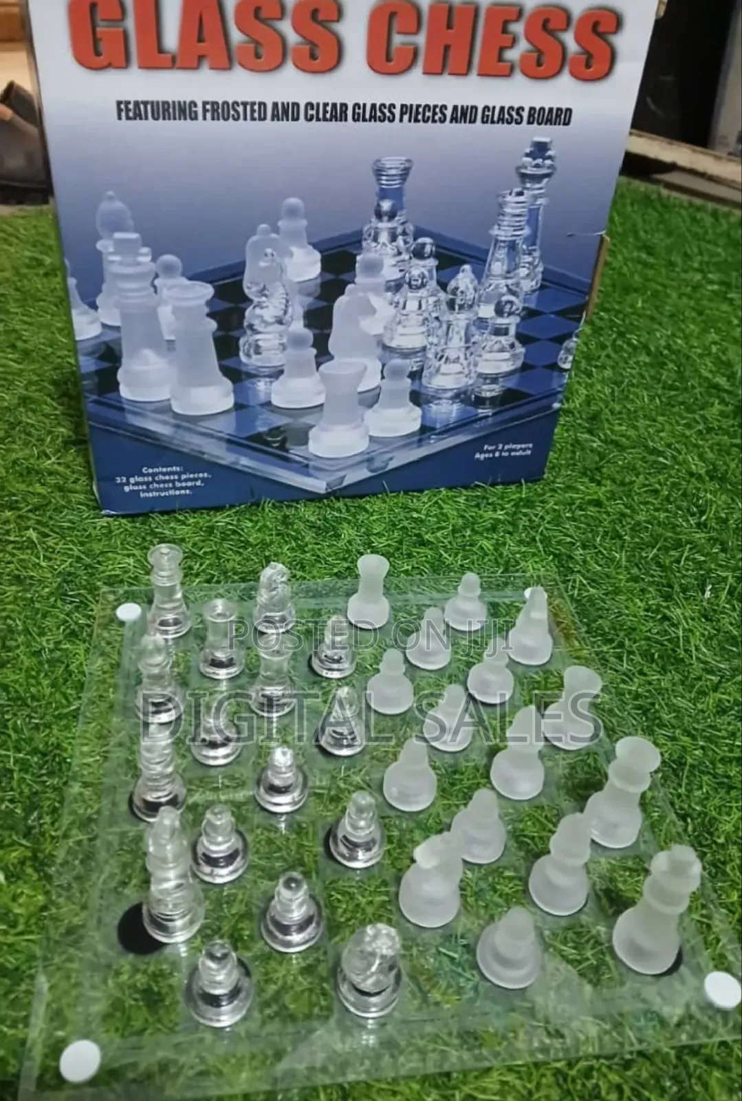 Glass Chess Set