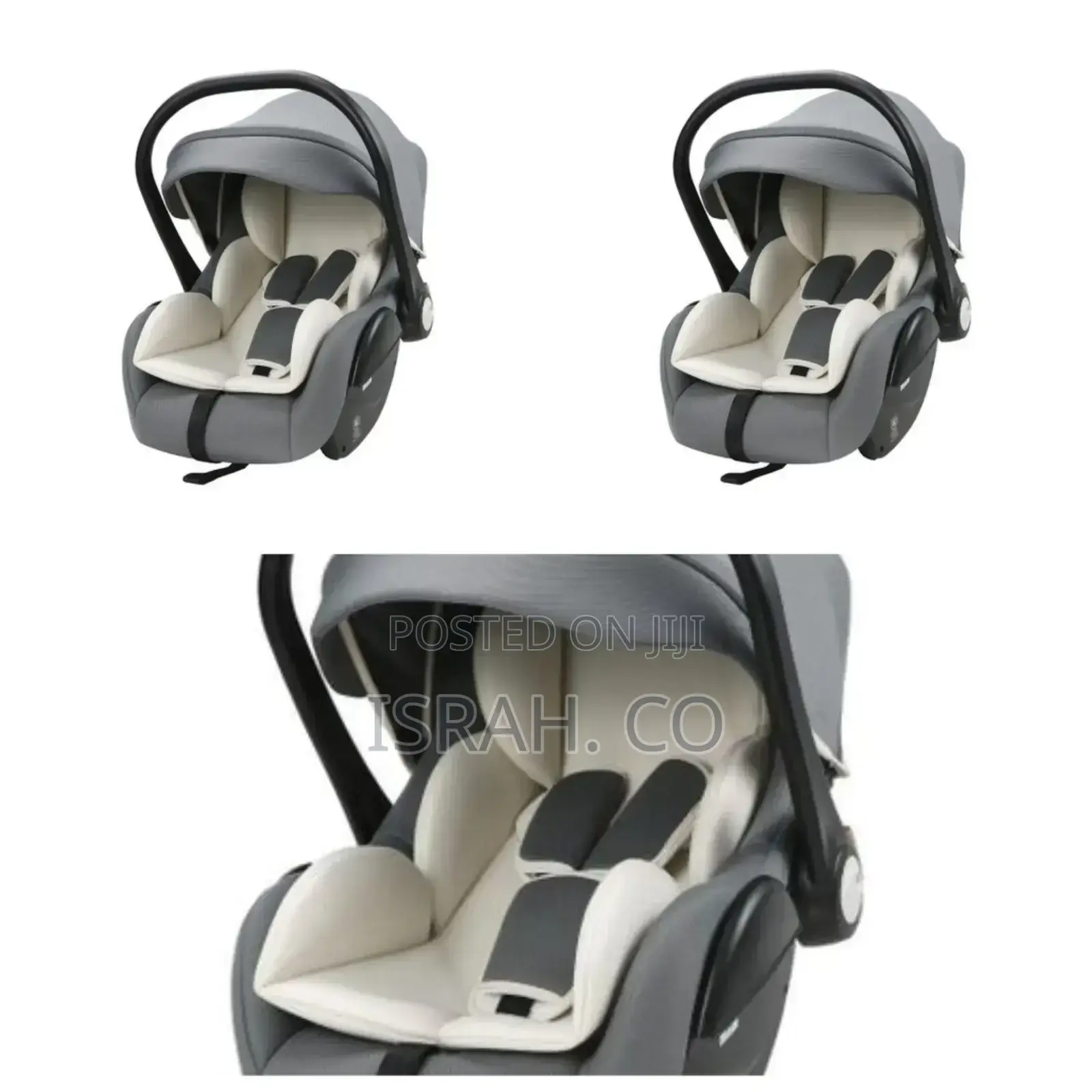 Infant Baby Car Seat - Gray, Black.