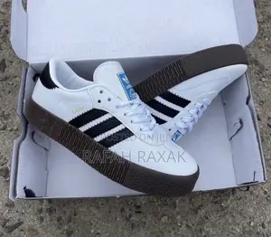 Original Unisex White Adidas Samba Big Sole Sneaker