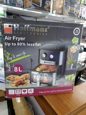 Hoffmans 8l Manual Knob Air Fryer 240w Hm-780