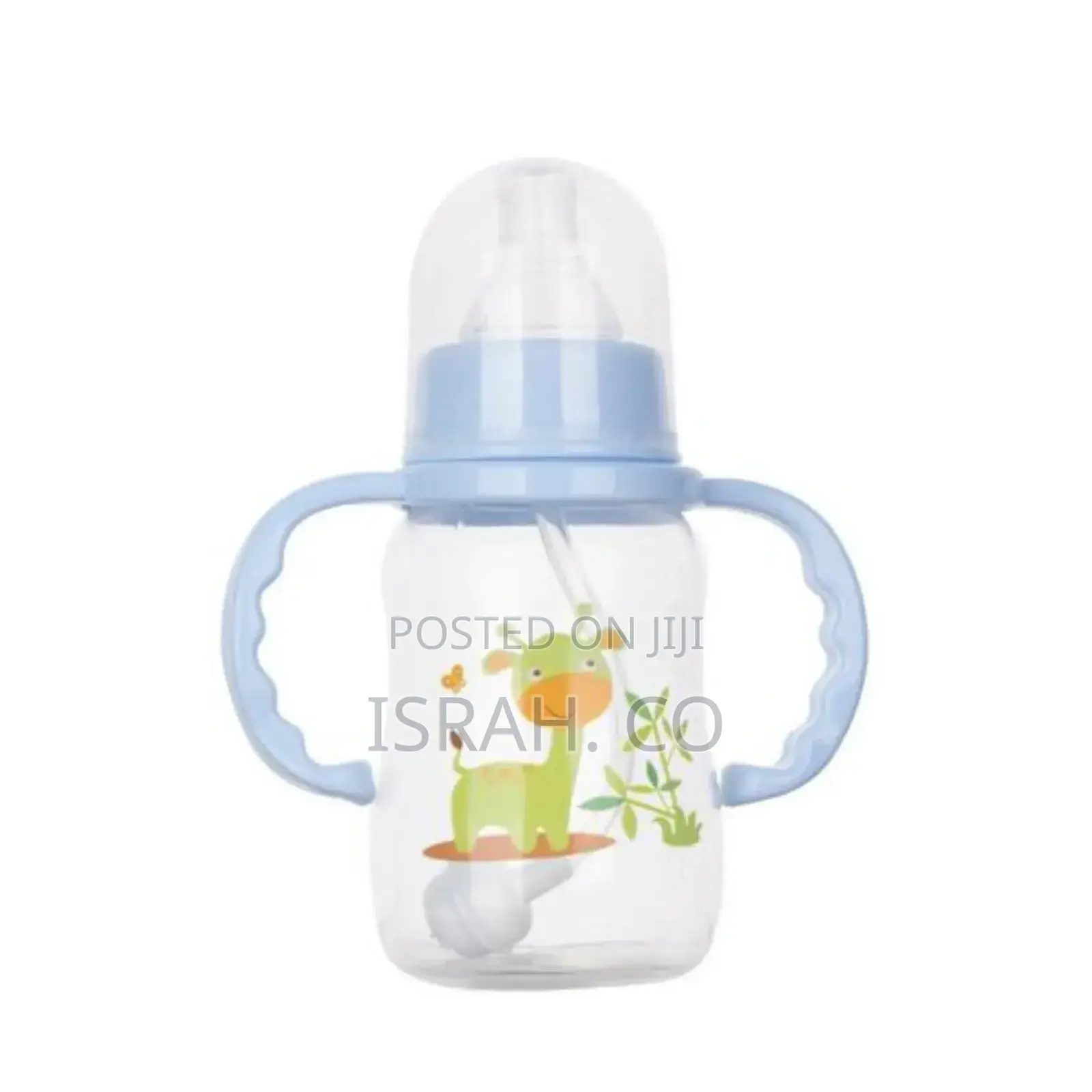 150ml Apple Bear Milk Baby Feeding Bottle-Blue