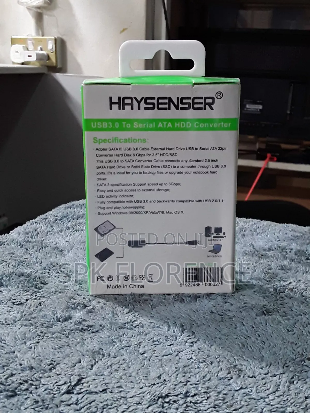 Haysenser Usb 3.0 to Serial Ata HDD Converter