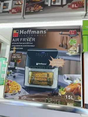 Hoffmans 15 Litres Digital Electric Air Fryer Oven - Black