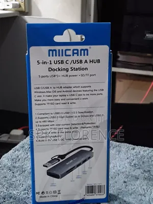 5 in 1 Usb -C / Usb a Hub Docking Station