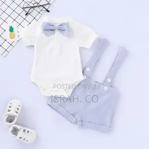 Baby Boys Formal Bodysuit With Shorts Gentleman Costumes