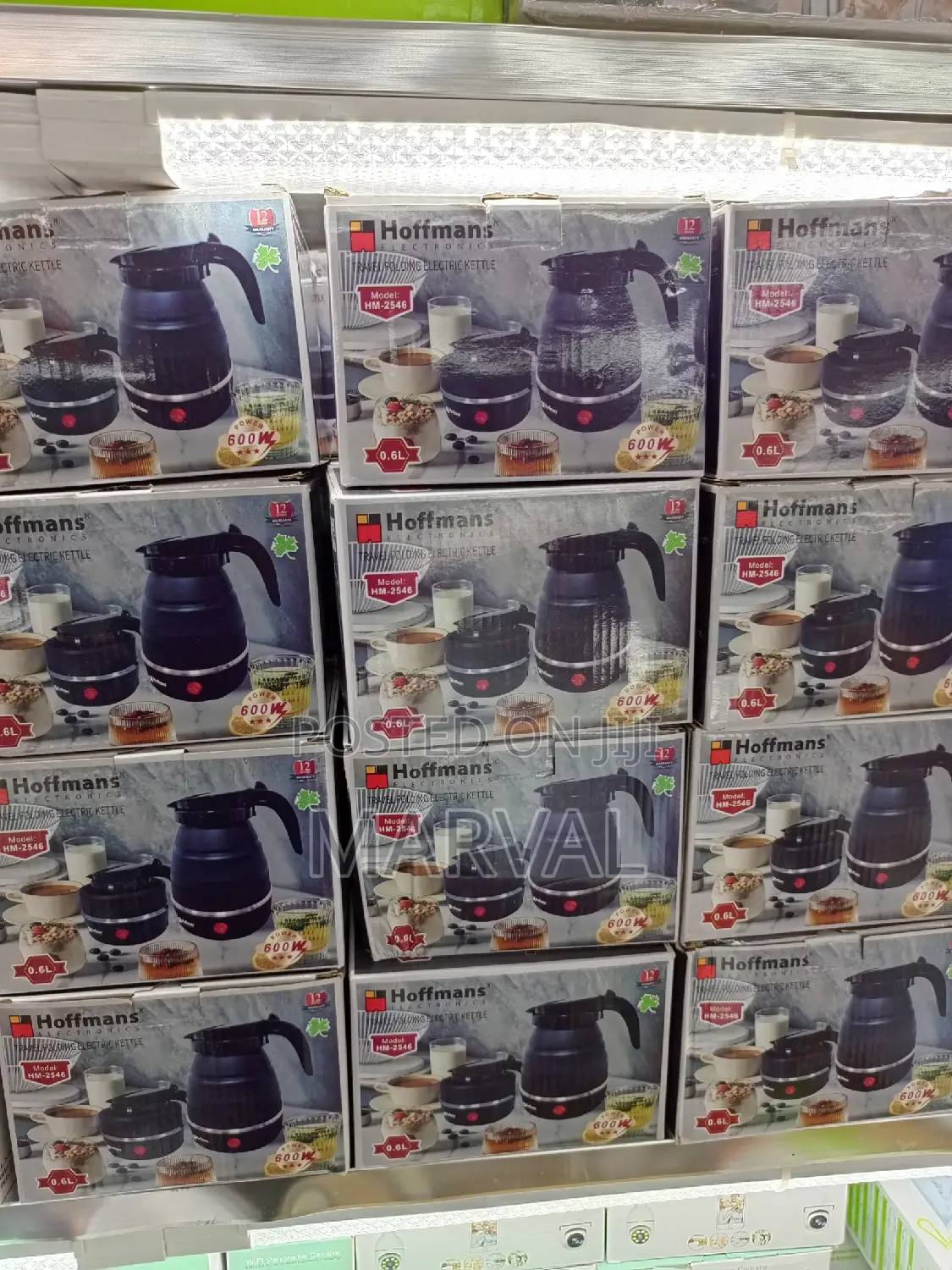 Foldable Electric Travel Kettle 600ml