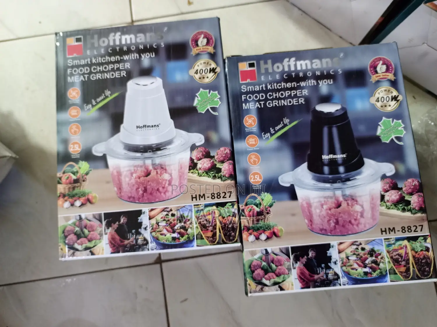 Hoffmans 2.5l Electric Food Meat Vegetable Chopper