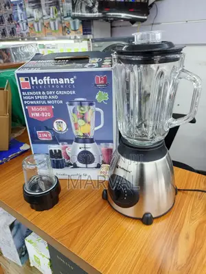 Hoffmans 2in1 Electric Heavy Glass Blender Dry Grinder