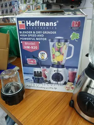 Hoffmans 2in1 Electric Heavy Glass Blender Dry Grinder
