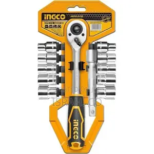 Ingco Hkts12122 12pcs 1/2" Socket Set, Quick