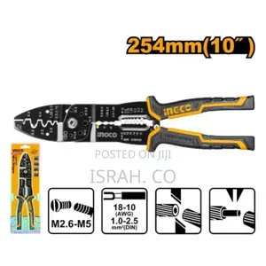 Ingco Wire Stripper – Black, Orange