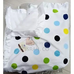 Warm Heavy Super Soft Baby Shawl Baby Receiver - White Blue
