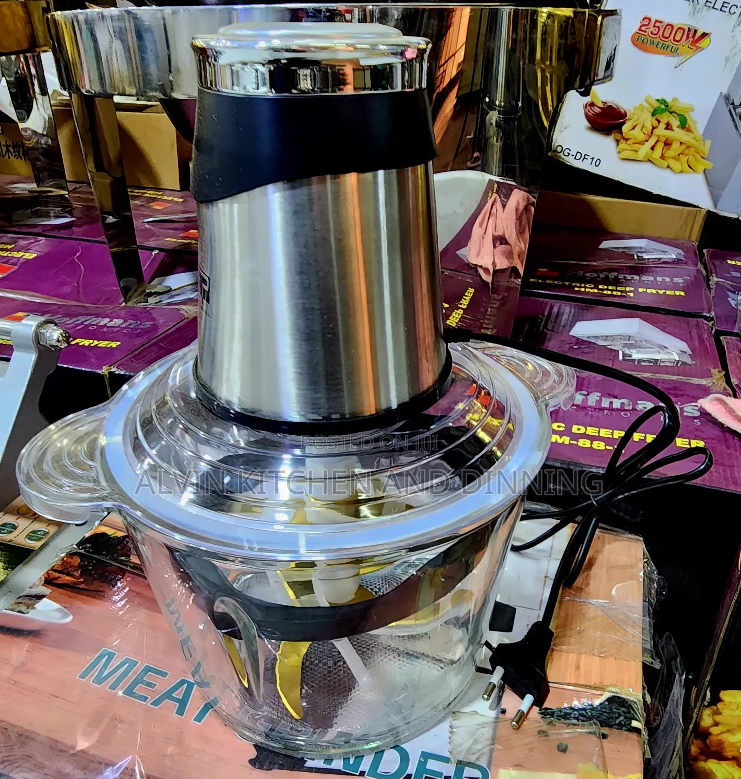 Food Chopper for Meat, Vegetable, Onion, 3l