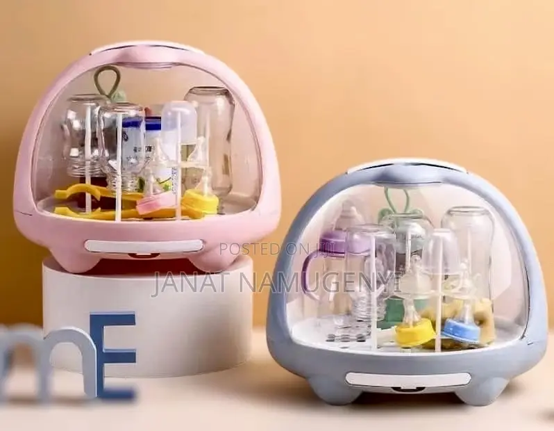 Baby Bottle Storage With Transparent Cover