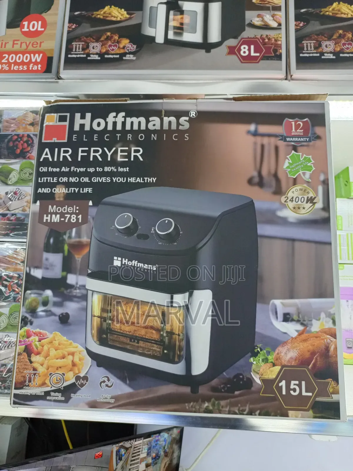 Hoffmans 15l Manual Air Fryer