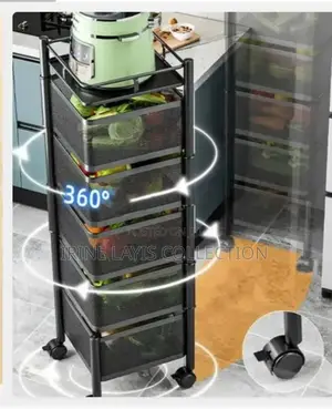 Kitchen Trolley Storage Rack
