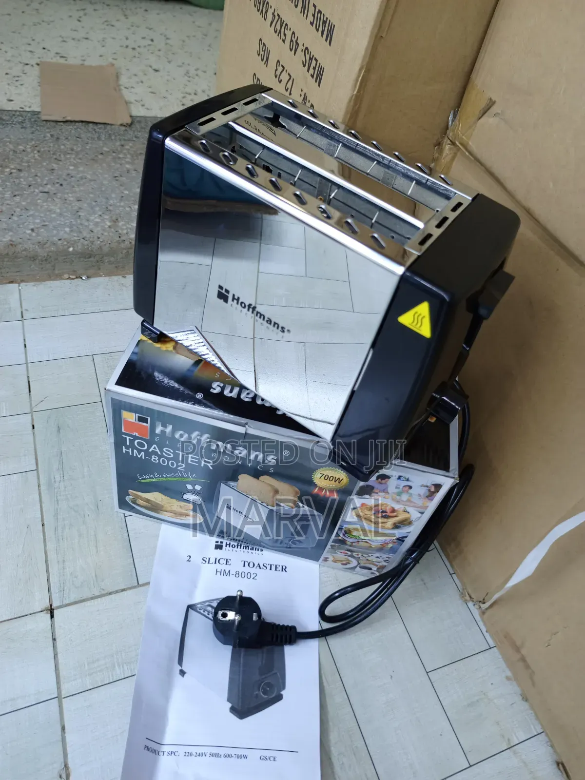 Hoffmans 2 Slice Bread Toaster