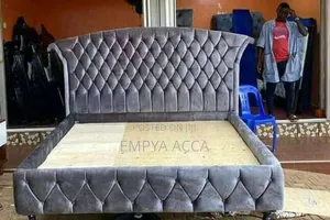 Anster Bed Gray