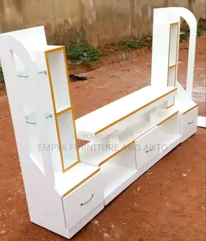 Gold White Tv Stand