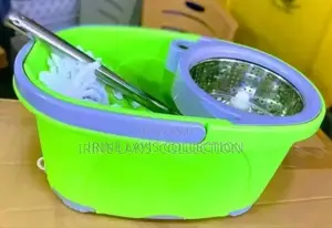 Spin Mops With Basket
