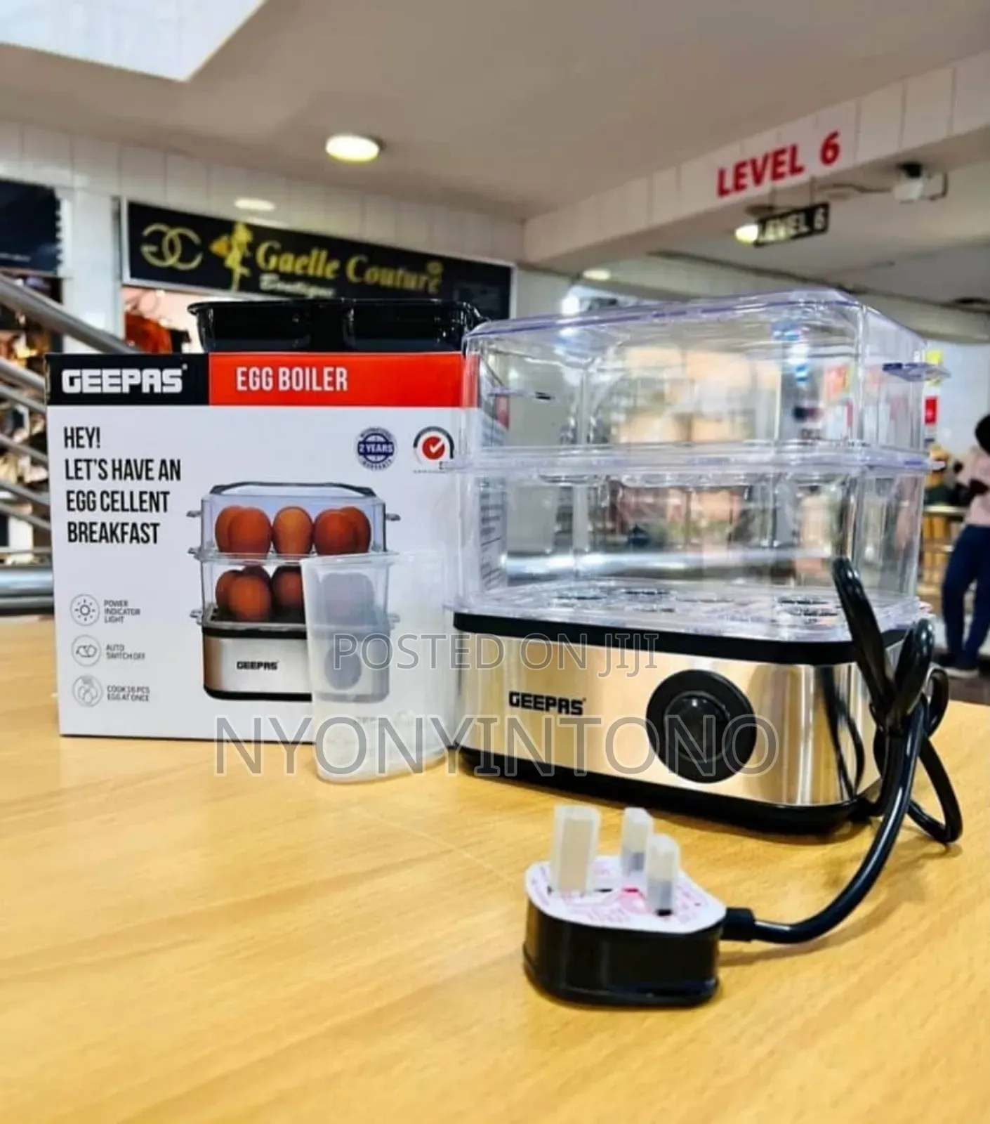 Geepas Top Quality Egg Boiler With 2yrs Warranty