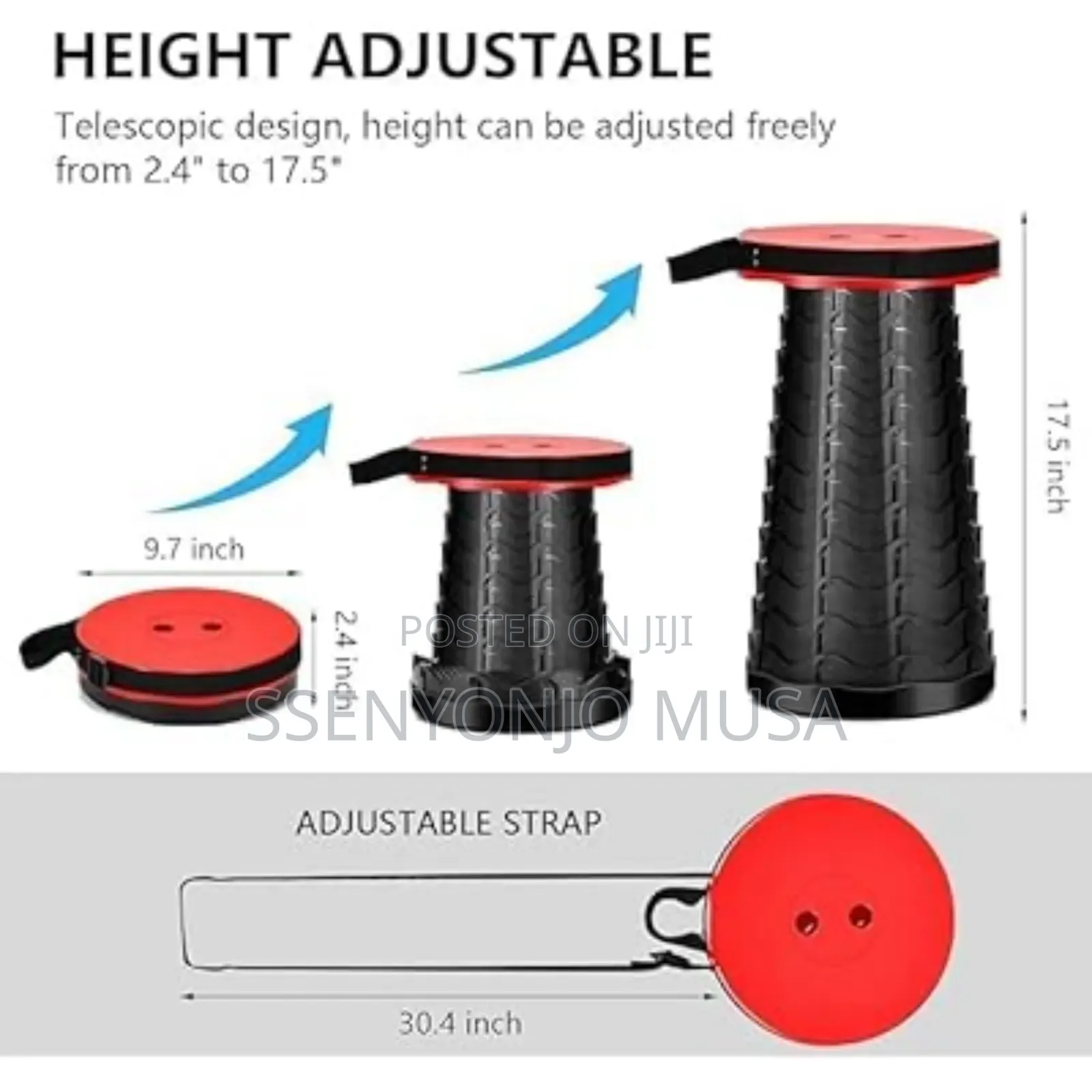 Foldable Camping Stools - Lightweight, Collapsible, Portable