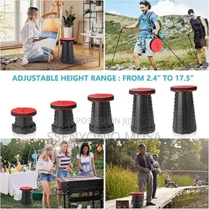 Foldable Camping Stools - Lightweight, Collapsible, Portable