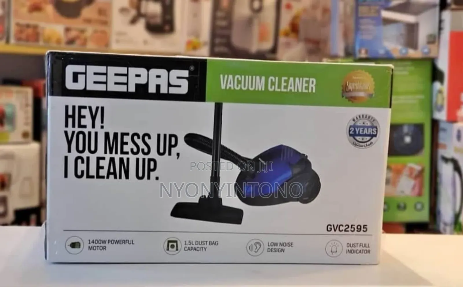 Geepas Vaccum Cleaner With 2yrs Warranty
