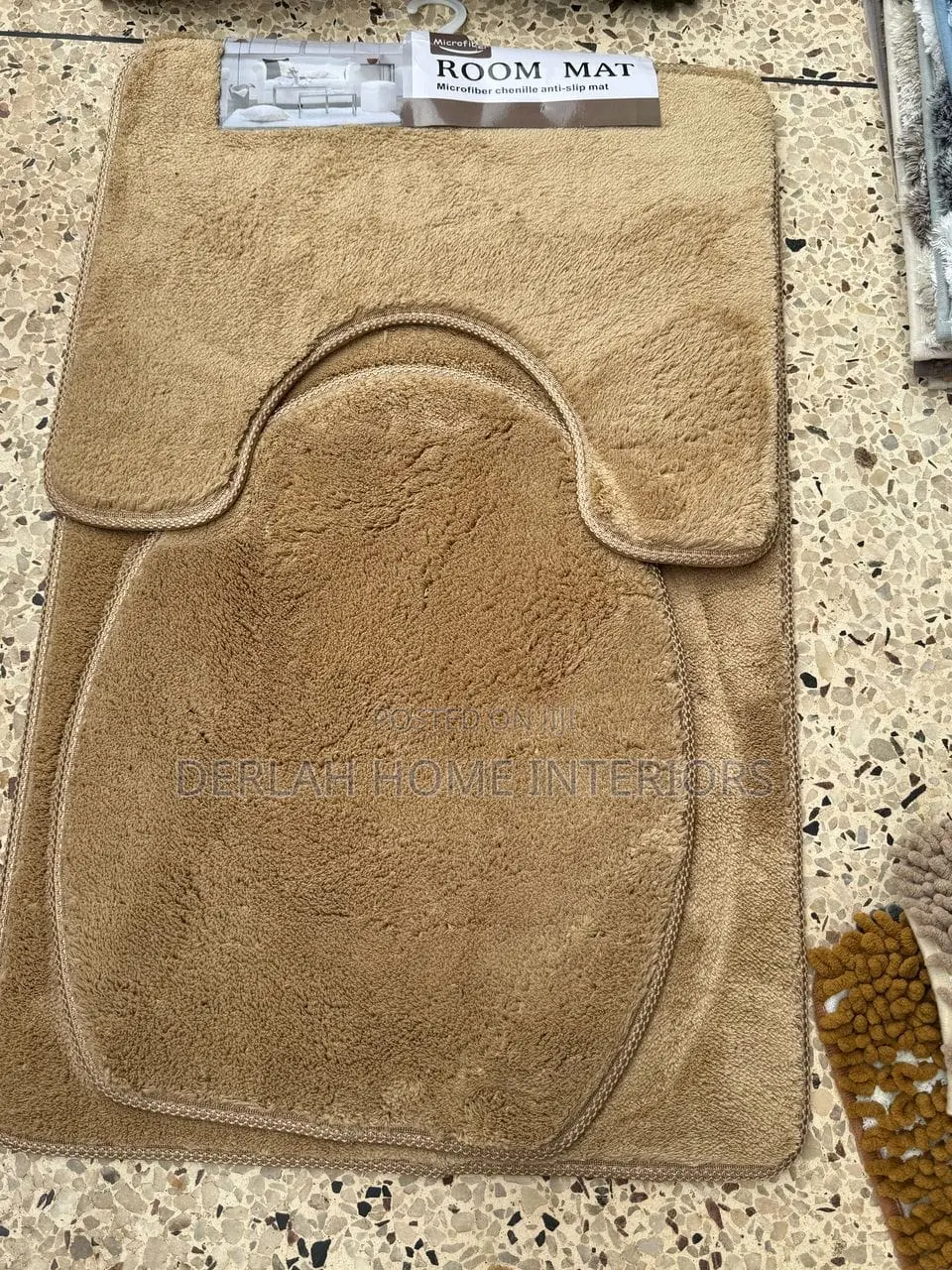 Plain Toilet Set Doormats