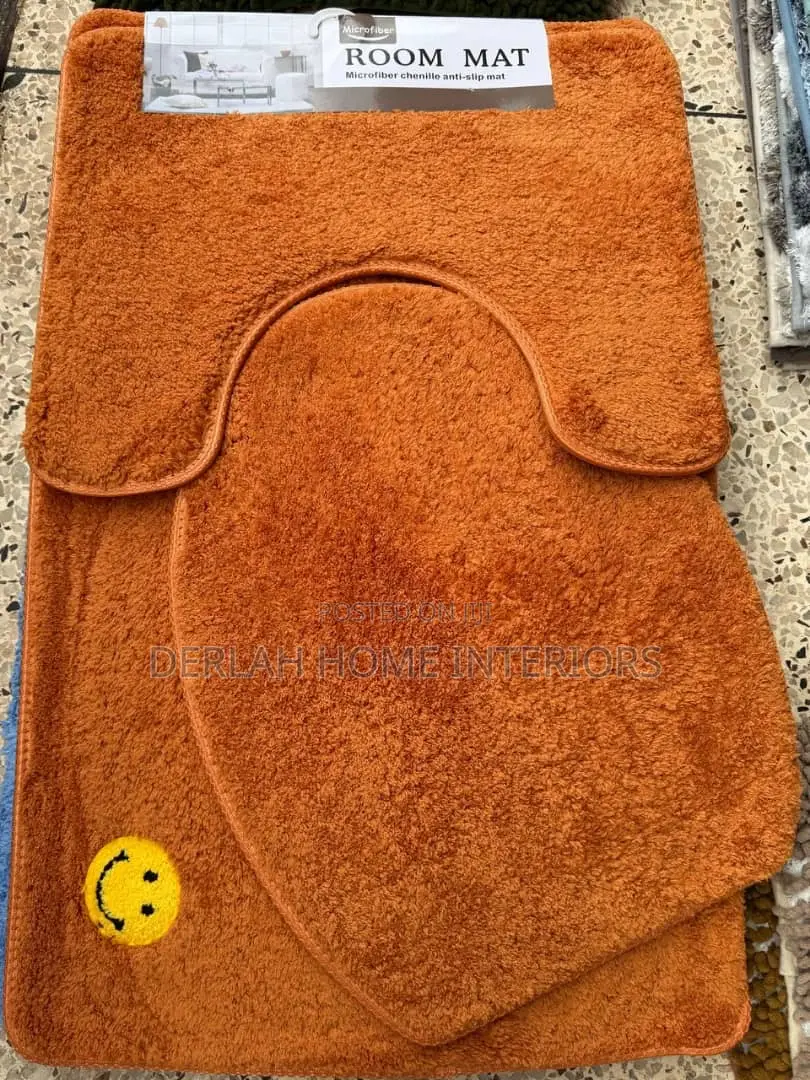 Plain Toilet Set Doormats