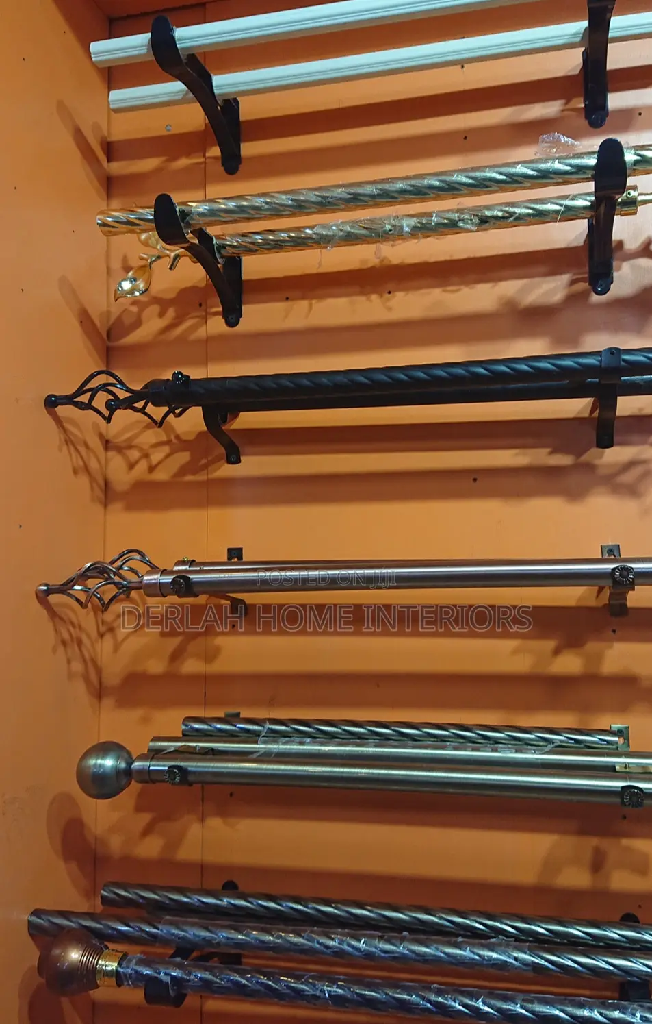 Quality Mettalic Curtain Rod Per Meter