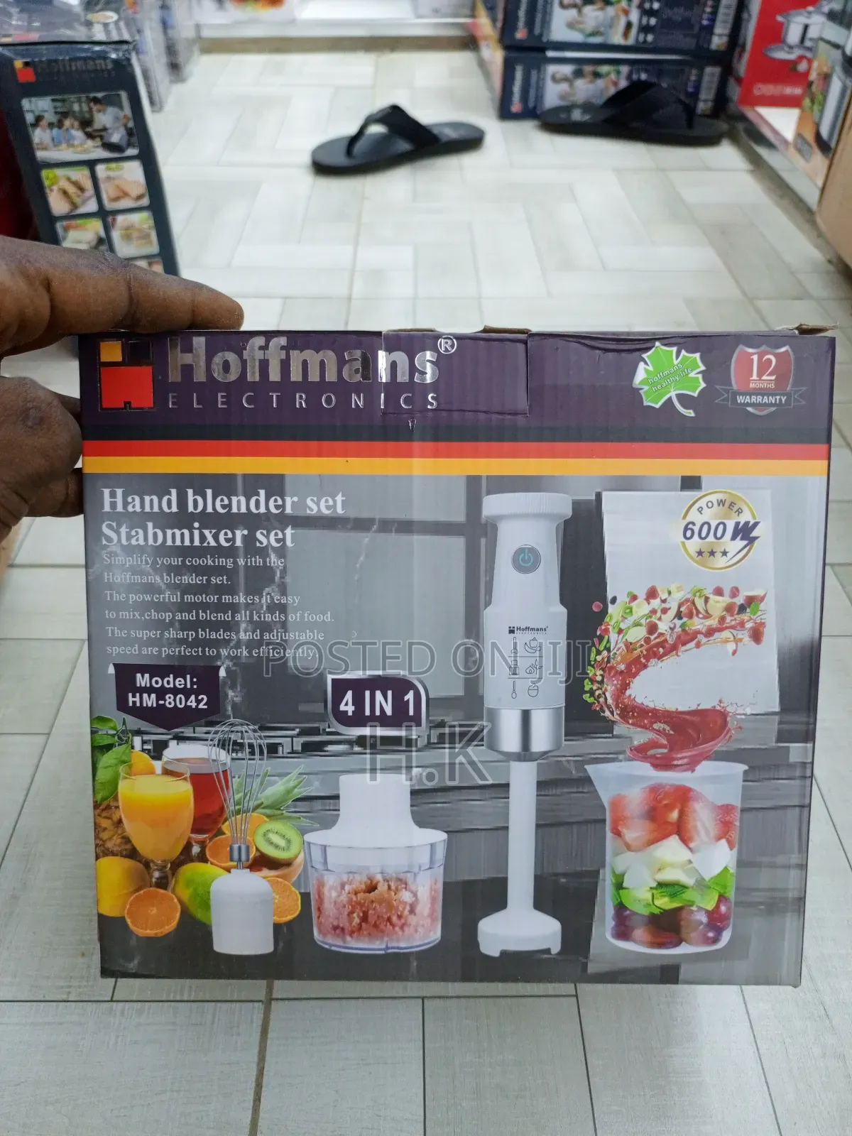 Hoffmans Electronics Hand Blender (Model Hm-8042)