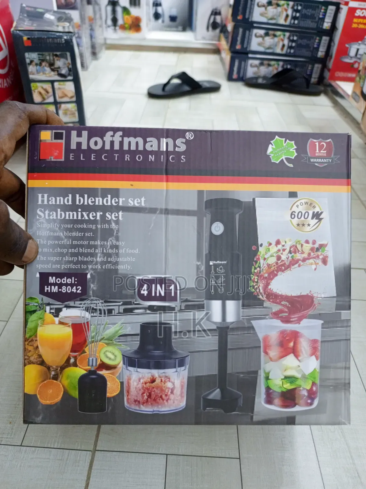 Hoffmans Electronics Hand Blender (Model Hm-8042)