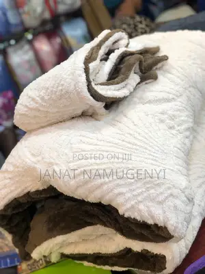 2 Sided White and Brown Tuffed Duvet Available