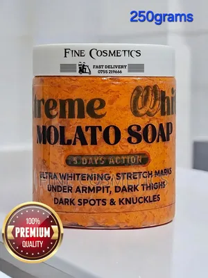 Molato Soap, 5days Thailand Ultra Lightening Jar Soap. 250g