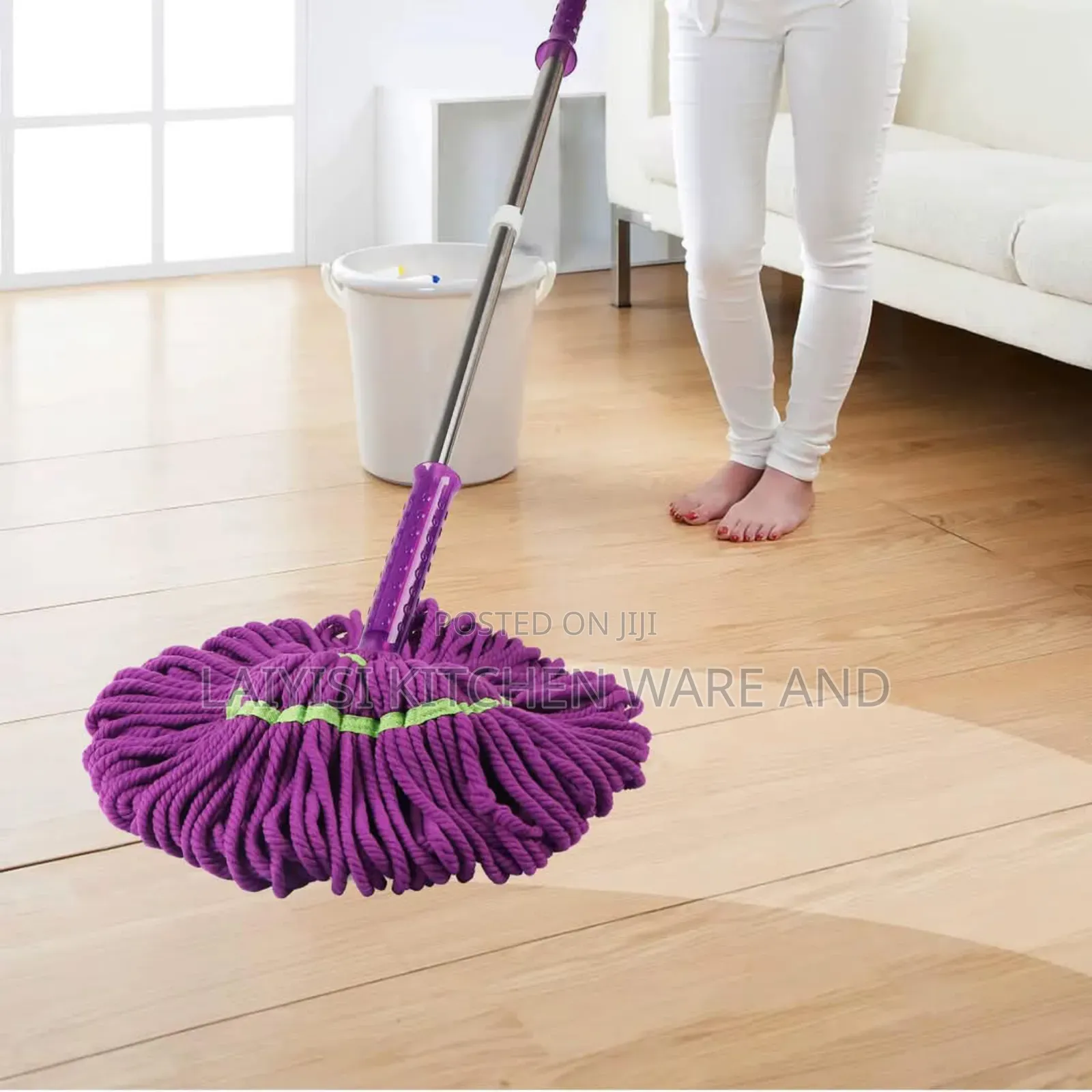 Quick Dry Mop Twist Squeeze Water Mops With Retractable