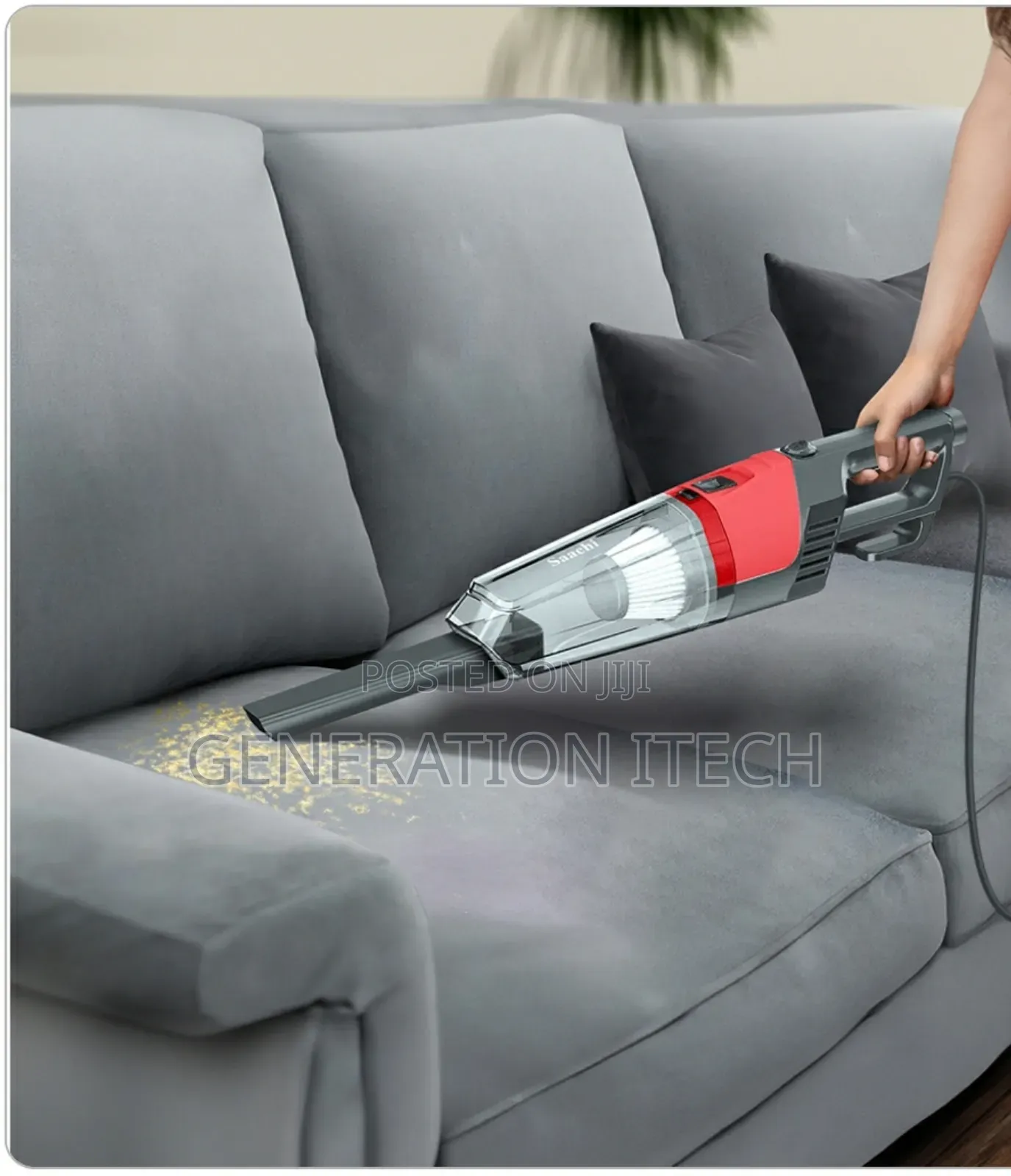 Saachi 2 in 1 Handheld Vaccuum Cleaner, Filter and Brush