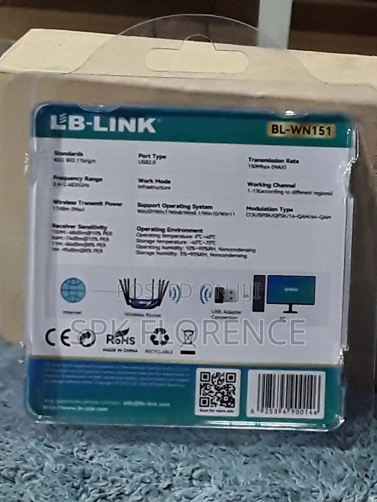 Lb-Link 150mbps Wireless N Usb Adapter