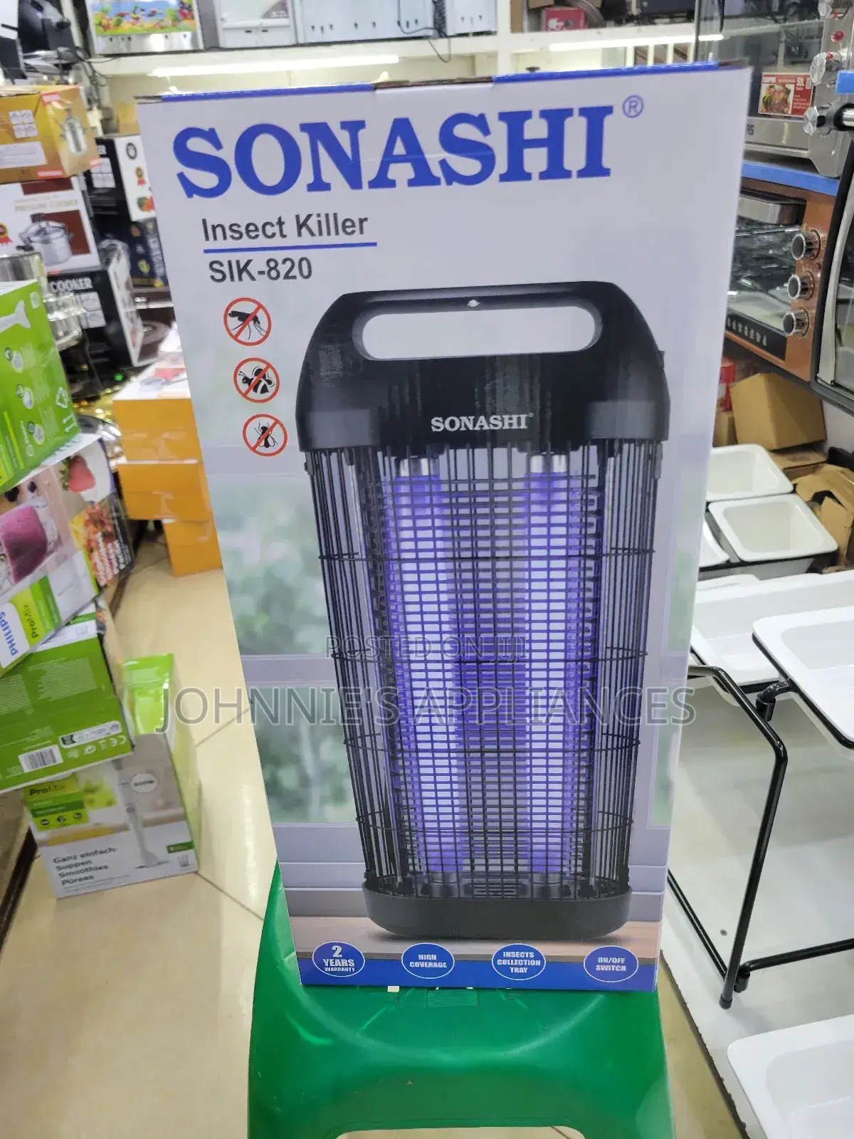 Sonashi Electric Insect Killer With Collection Tray