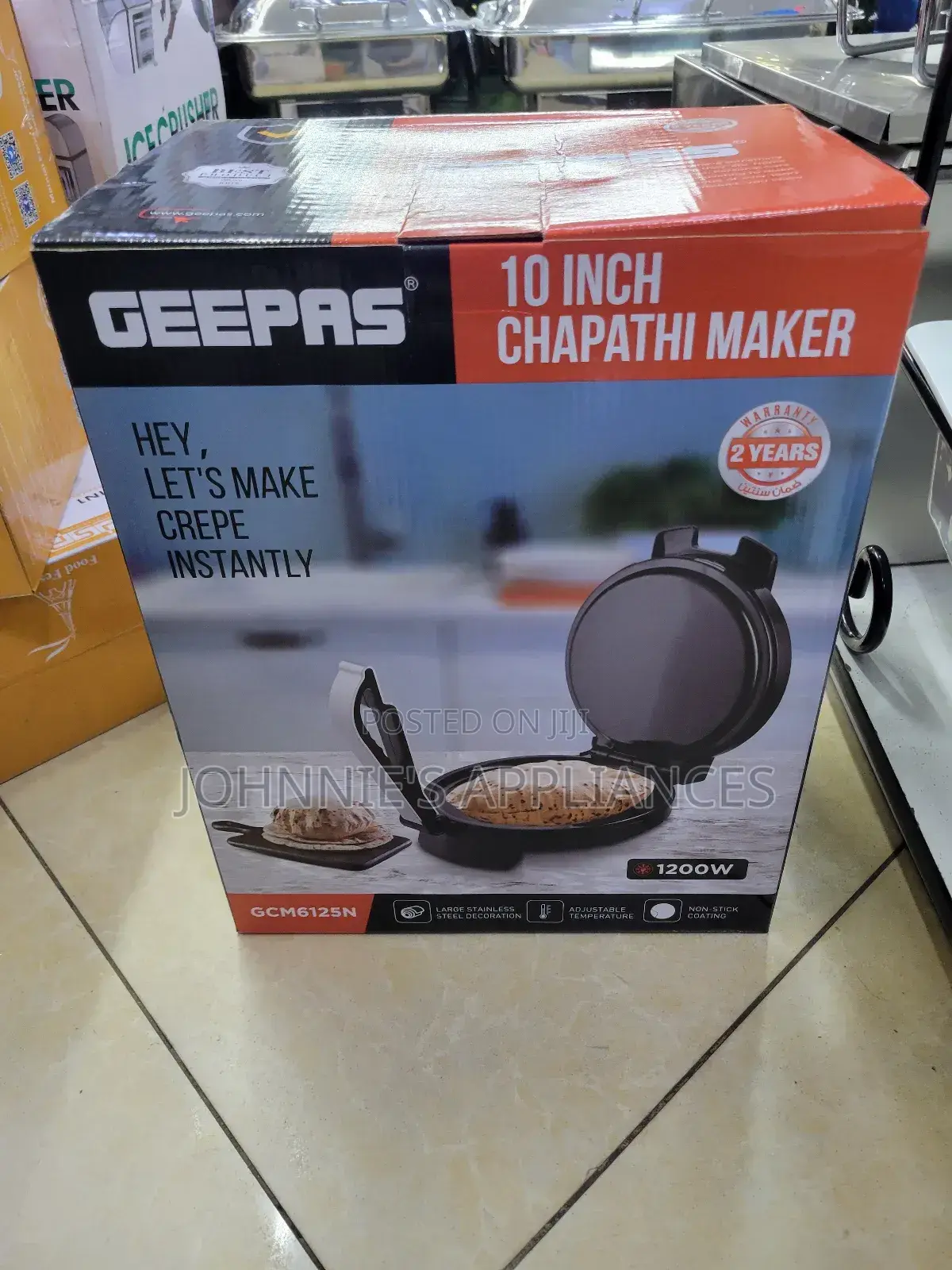 (10inch ) Geepas Chapati / Roti Maker Machine