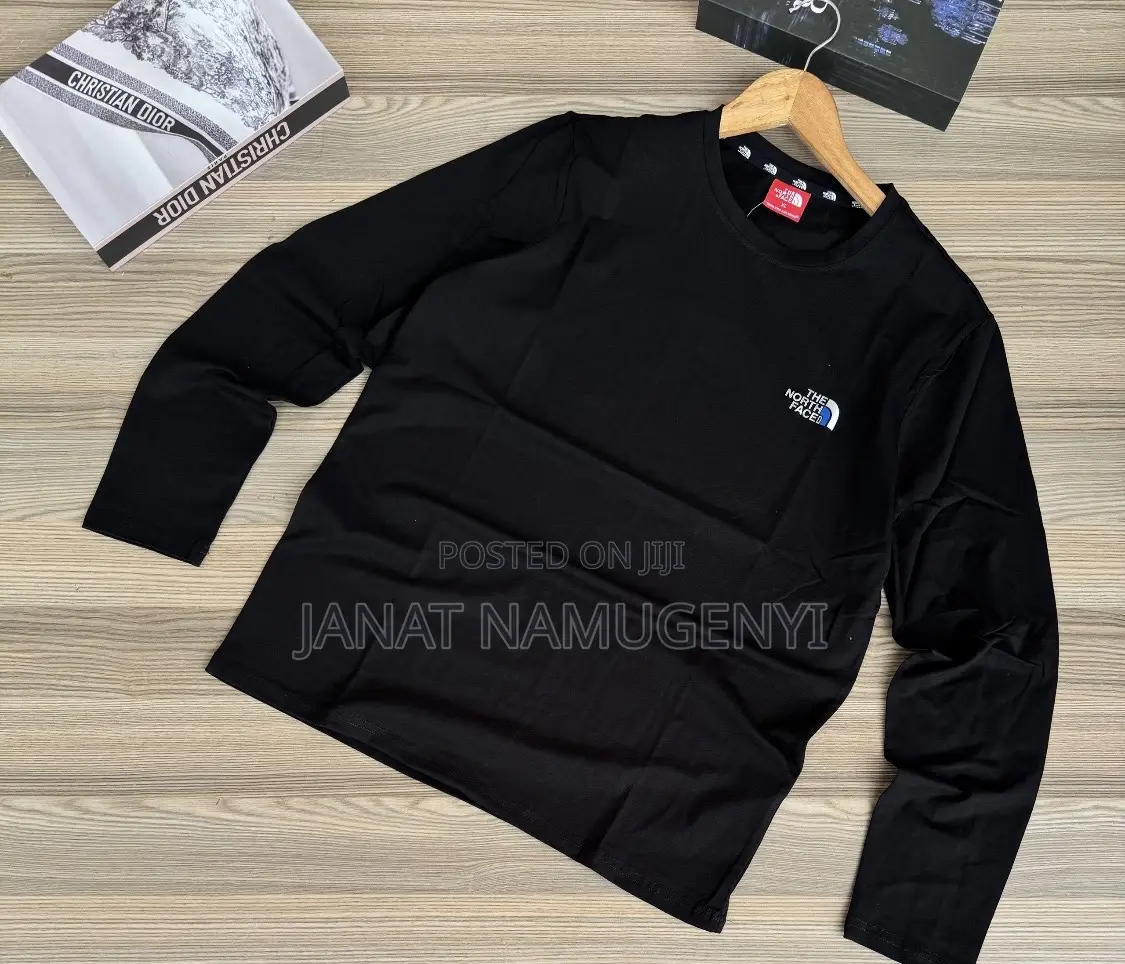 The North Face Black Long Sleeved Tshirts