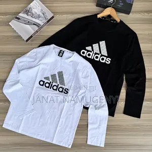 Adidas Long Sleeved Tshirts Available Black and White