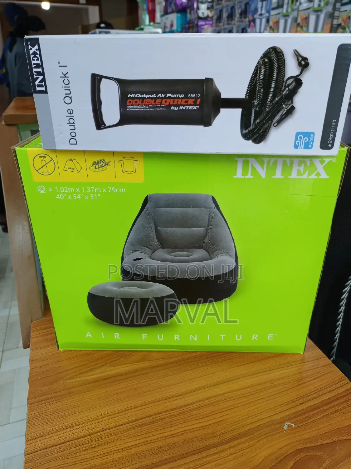 Inflatable Flocking Air Seat ( Inflatable Sofa
Set)