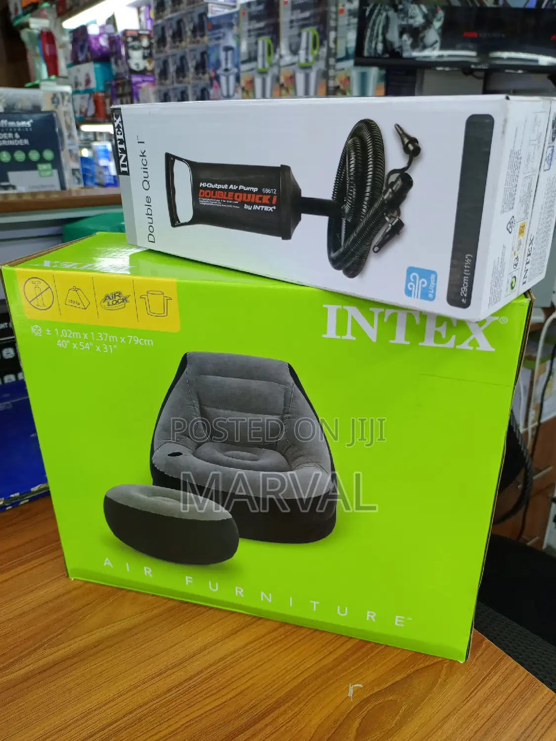 Inflatable Flocking Air Seat ( Inflatable Sofa
Set)