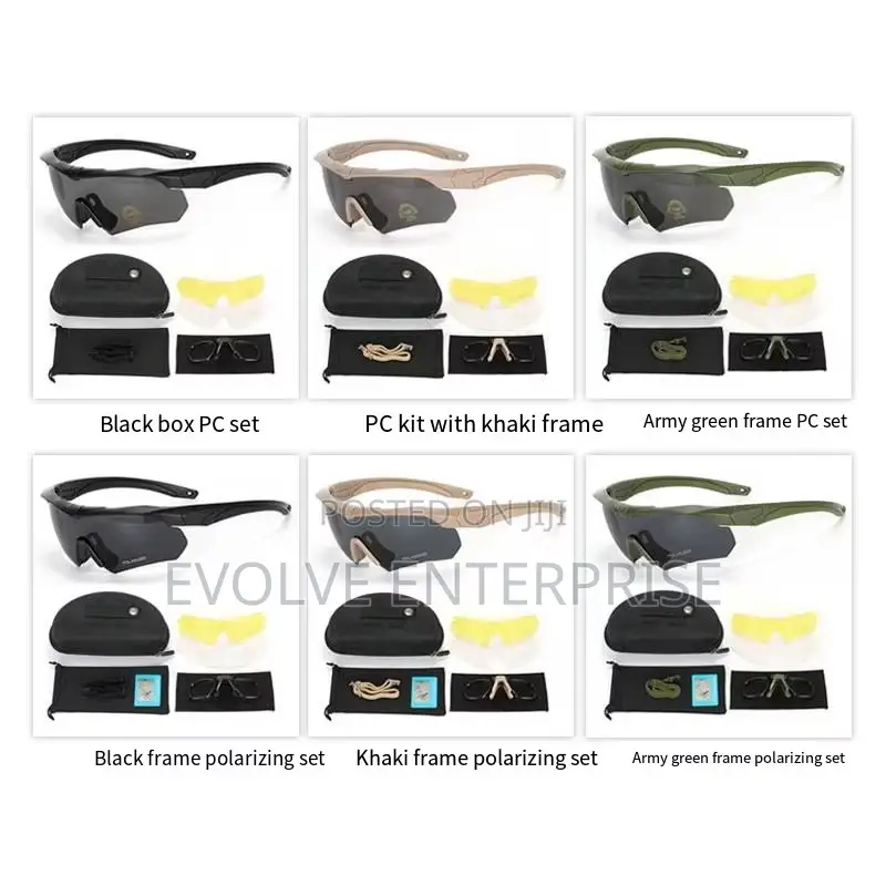Goggles Cs Airsoft Windproof Shooting Glasses Hd 3 Lens