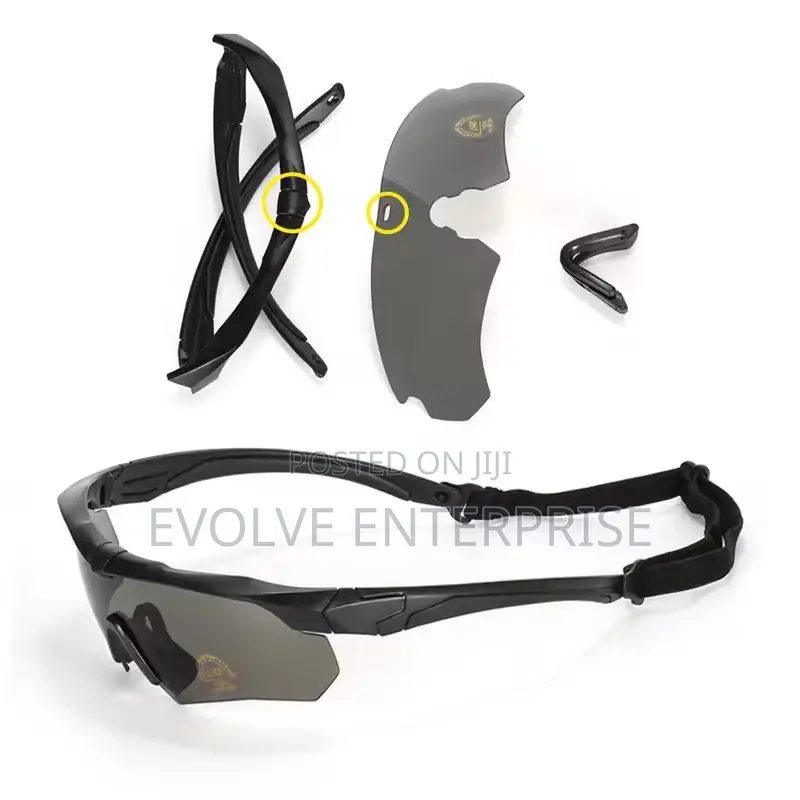 Goggles Cs Airsoft Windproof Shooting Glasses Hd 3 Lens
